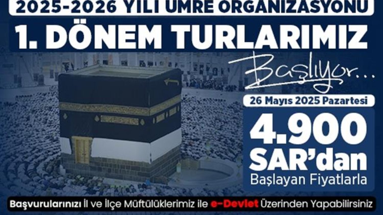 2025-2026 Yılı Umre Kayıtları Başlıyor!