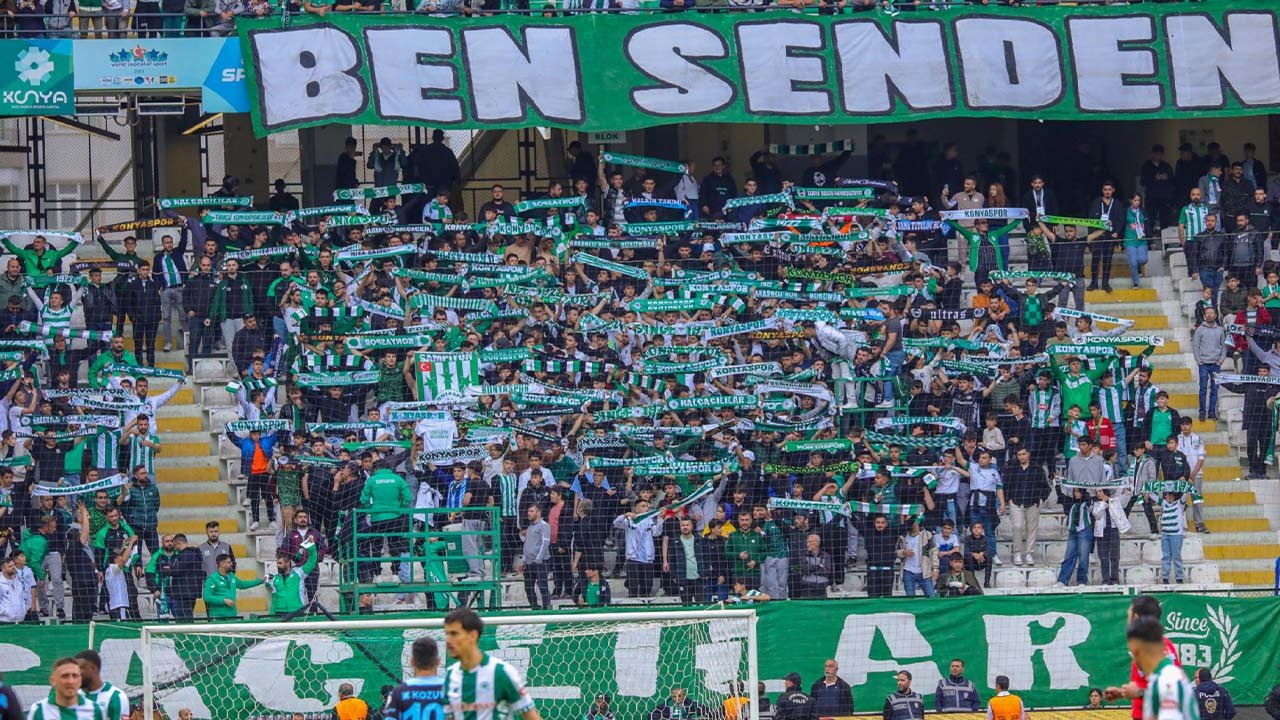 Konyaspor'un son iç saha maçını 9 bin 847 taraftar izledi