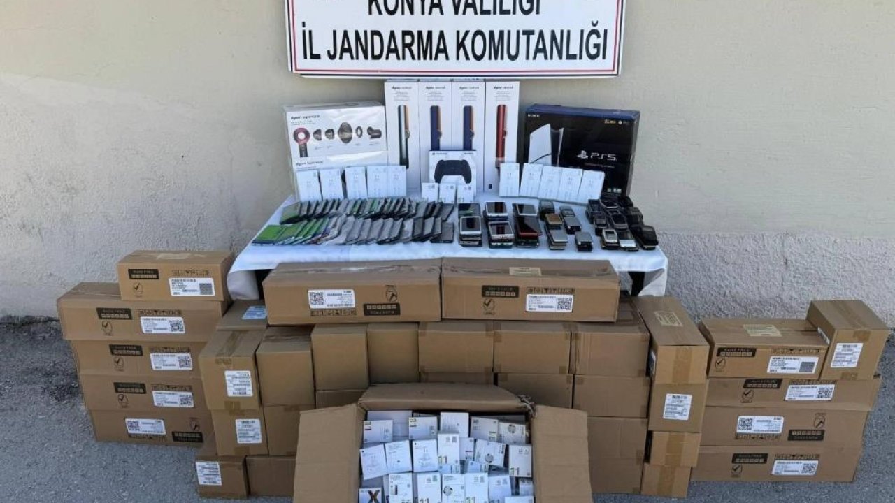 Konya'da jandarmadan kaçakçılara operasyon