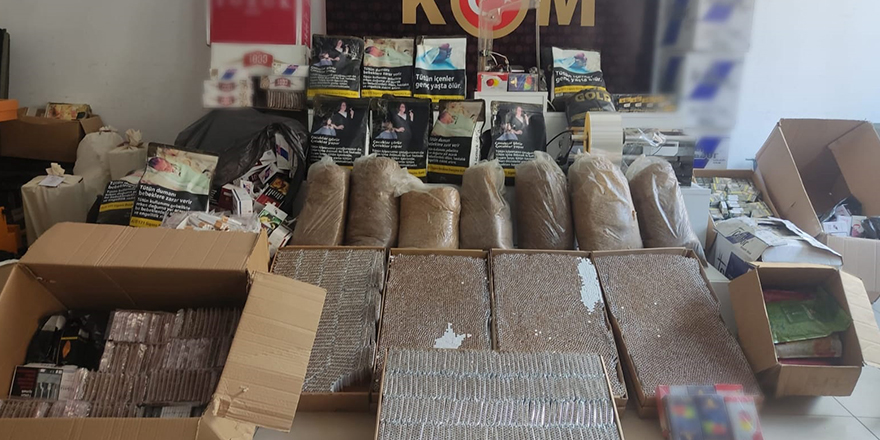 Konya'da 3 bin 503 paket kaçak sigara ele geçirildi