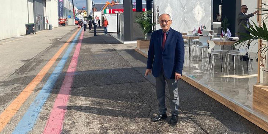 Beyşehir'in doğal taş ve mermeri İtalya'daki fuarda yer aldı