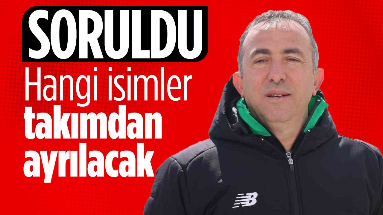 Recep Uçar Konyaspor'da hangi isimlerle yolların ayrılacağını açıkladı