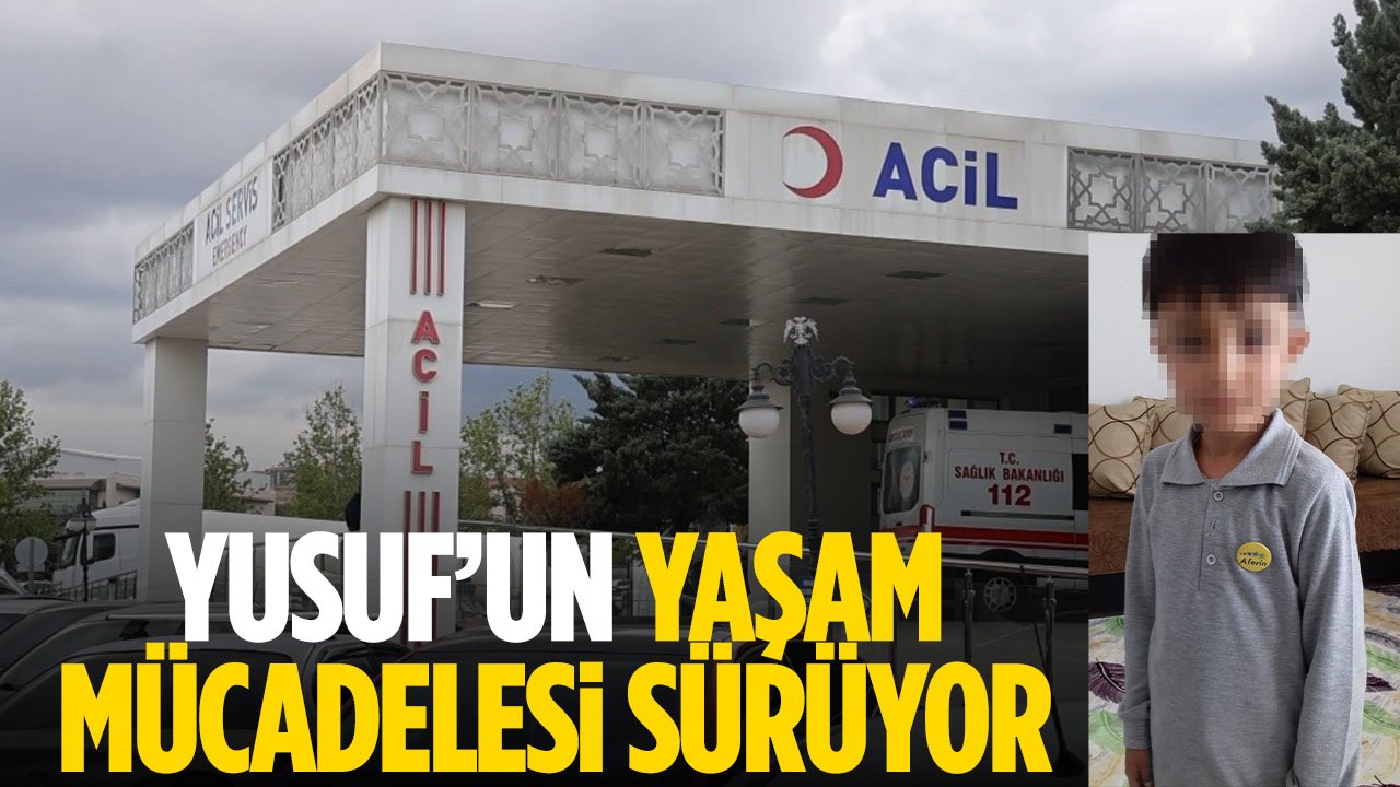 Konya'da akran zorbalığına uğrayan 10 yaşındaki Yusuf'un yaşam mücadelesi sürüyor
