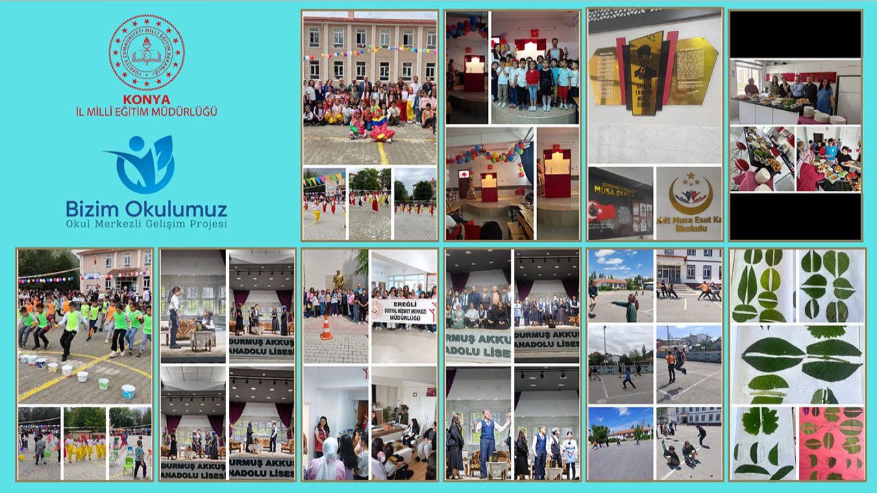 Konya'da “Bizim Okulumuz” projesiyle eğitim ortamları güzelleşiyor!