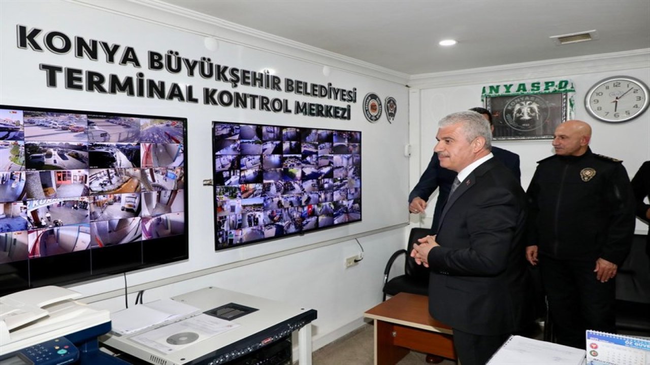 Vali İbrahim Akın, Konya Şehirler Arası Otobüs Terminali’nde Bayram Tedbirlerini İnceledi!