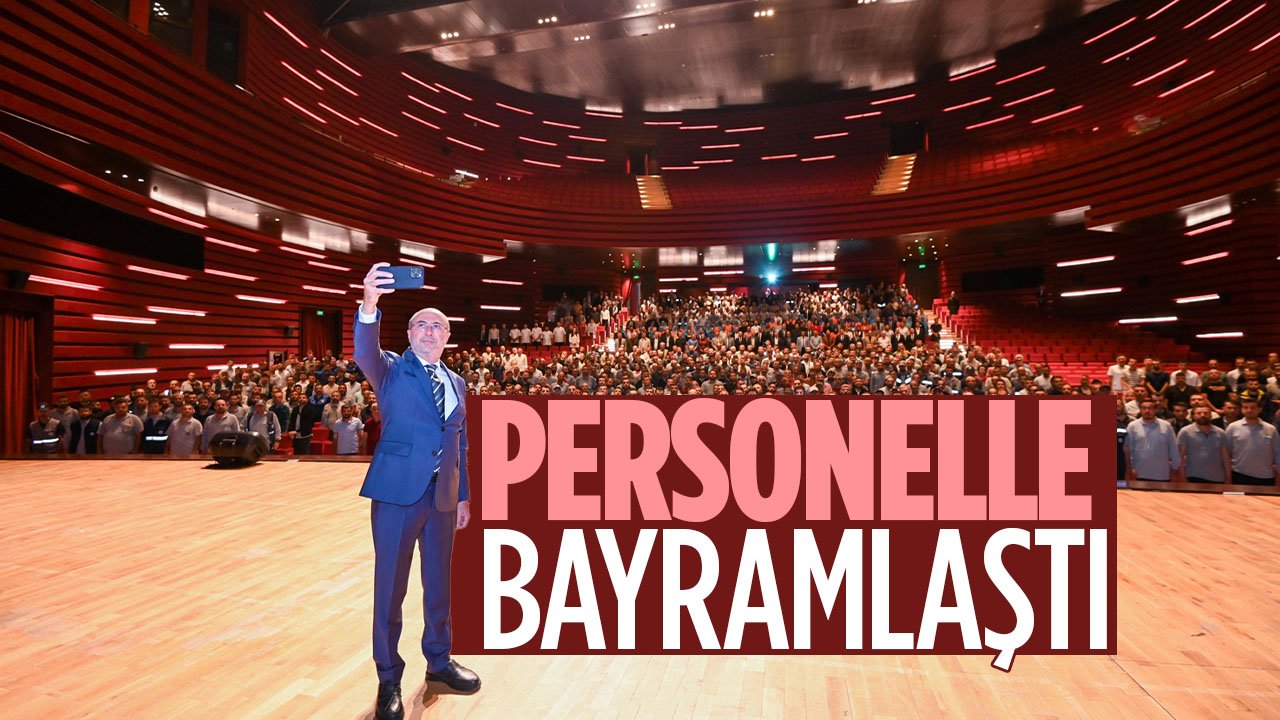 Selçuklu Belediye Başkanı Ahmet Pekyatırmacı personeliyle bayramlaştı: Mesai arkadaşlarına teşekkür etti