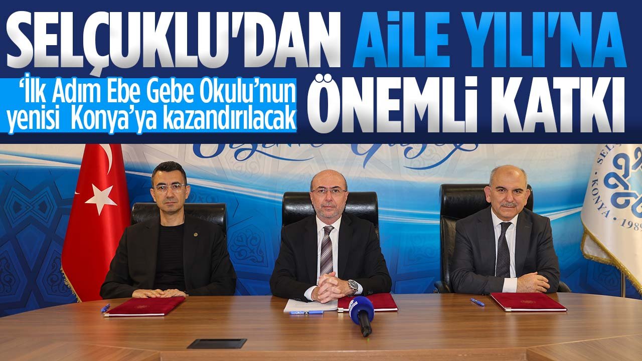 Aile yılına Selçuklu'dan katkı: Bir ‘İlk Adım Ebe Gebe Okulu' daha yapılıyor