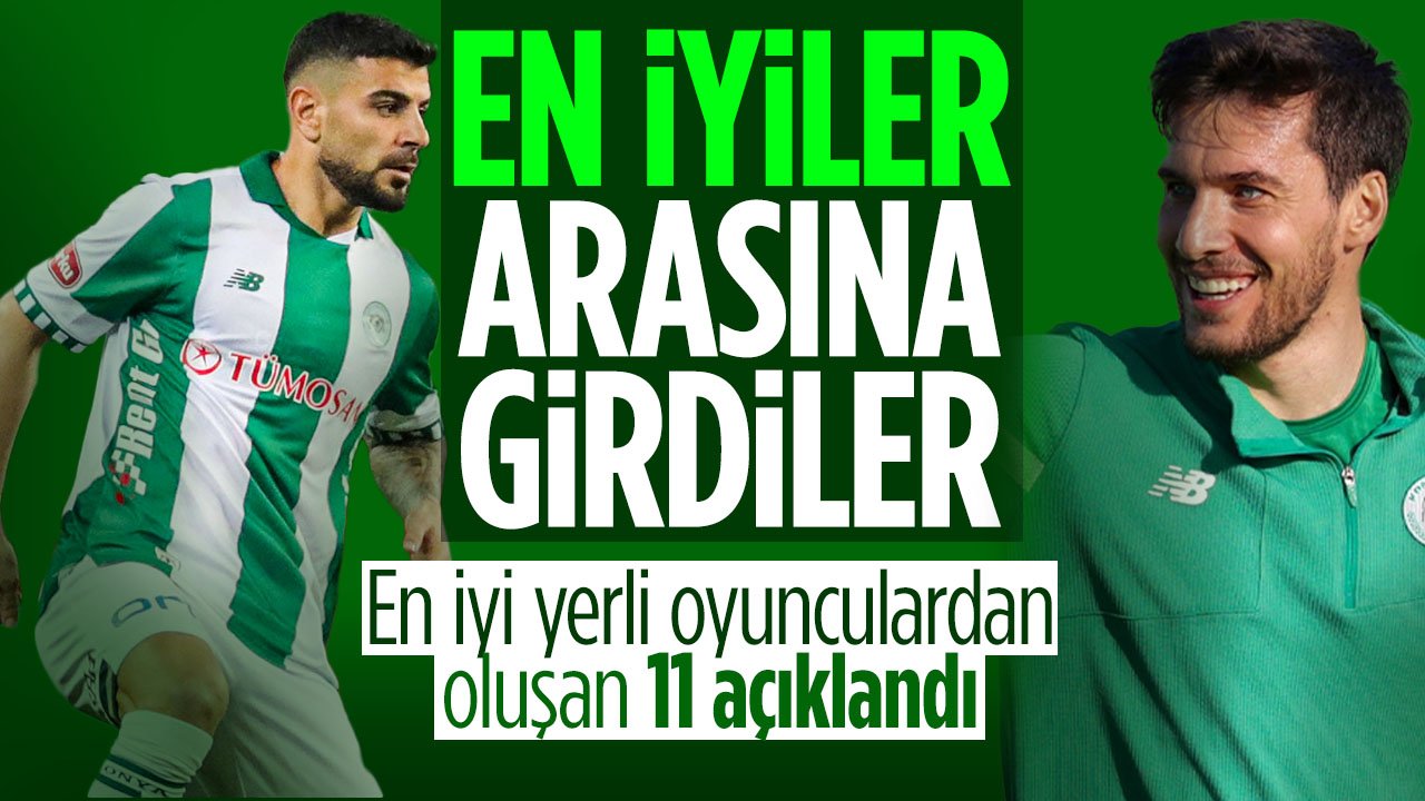 Konyaspor'un iki ismi sezonun en iyilerine seçildi