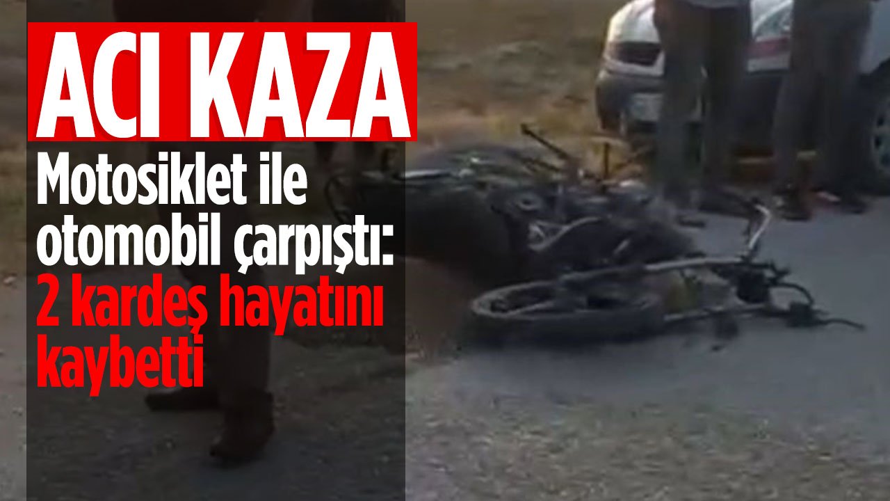 Konya'da acı kaza: 2 kardeş hayatını kaybetti