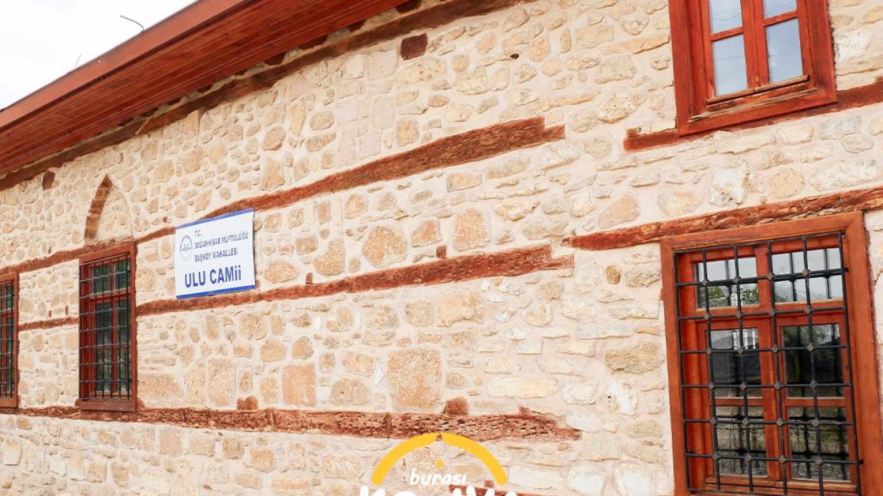 Tarihi dokusuyla dikkat çeken Başköy Ulu Camii!