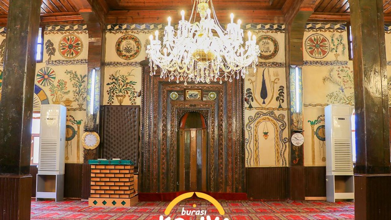 Doğanhisar’ın tarihi Deştiğin Ulu Cami: 19. Yüzyıldan günümüze ulaşan ahşap mimari harikası!