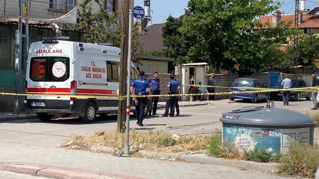 Konya'da marketten evine giderken hayatını kaybetti