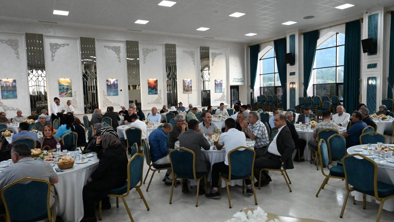 Seydişehir'de Kaymakam Bakkal'a vefa yemeği