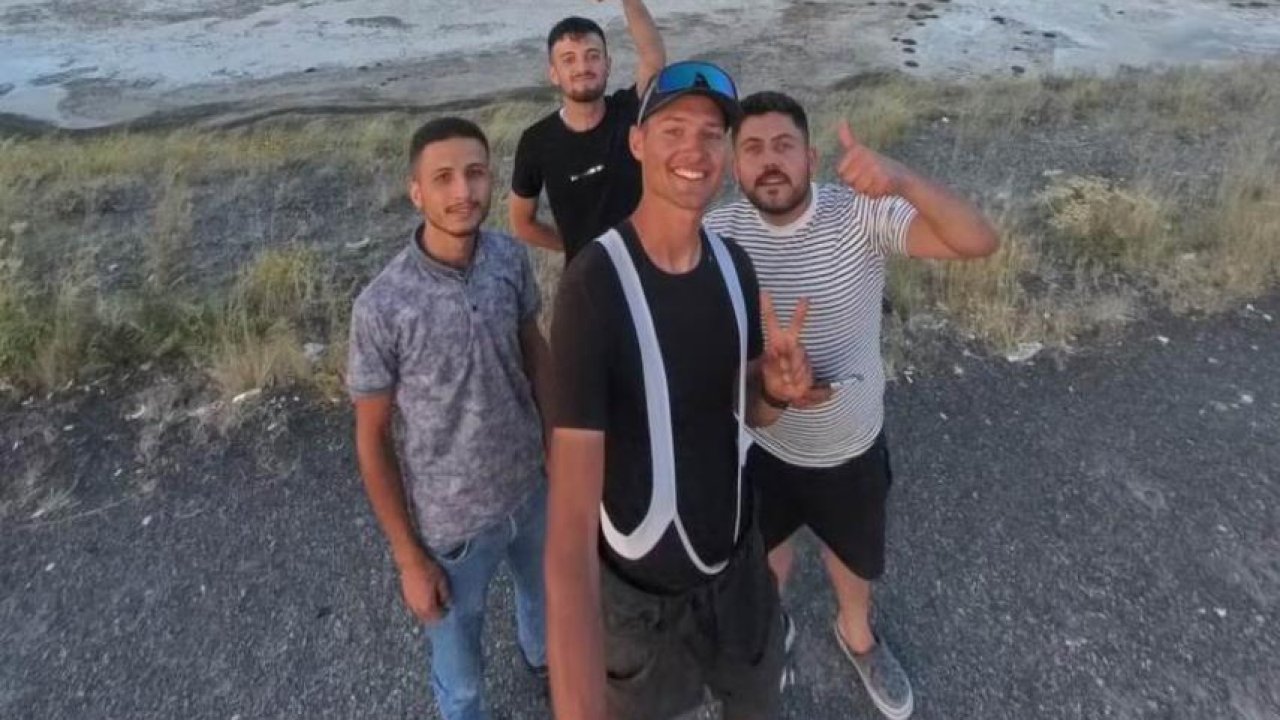 Dünya turuna çıkan Alman bisikletçi Konya'da mola verdi