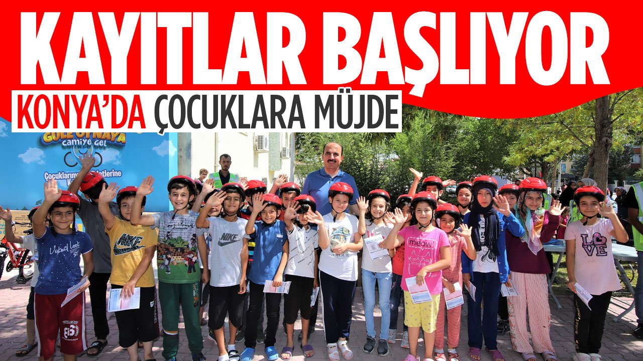 Konya'da çocuklara müjde: 'Güle Oynaya Camiye Gel' projesinde kayıtlar başlıyor