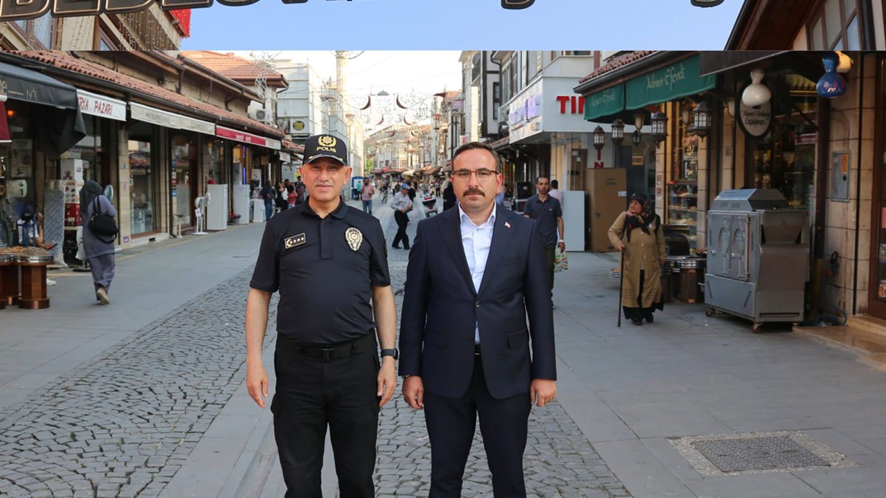 Konya İl Emniyet Müdürü Yüksek'ten Bedesten Çarşısı'na ziyaret