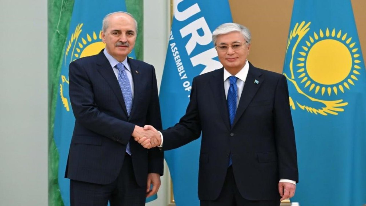 TBMM Başkanı Kurtulmuş Kazakistan Cumhurbaşkanı Tokayev ile görüştü