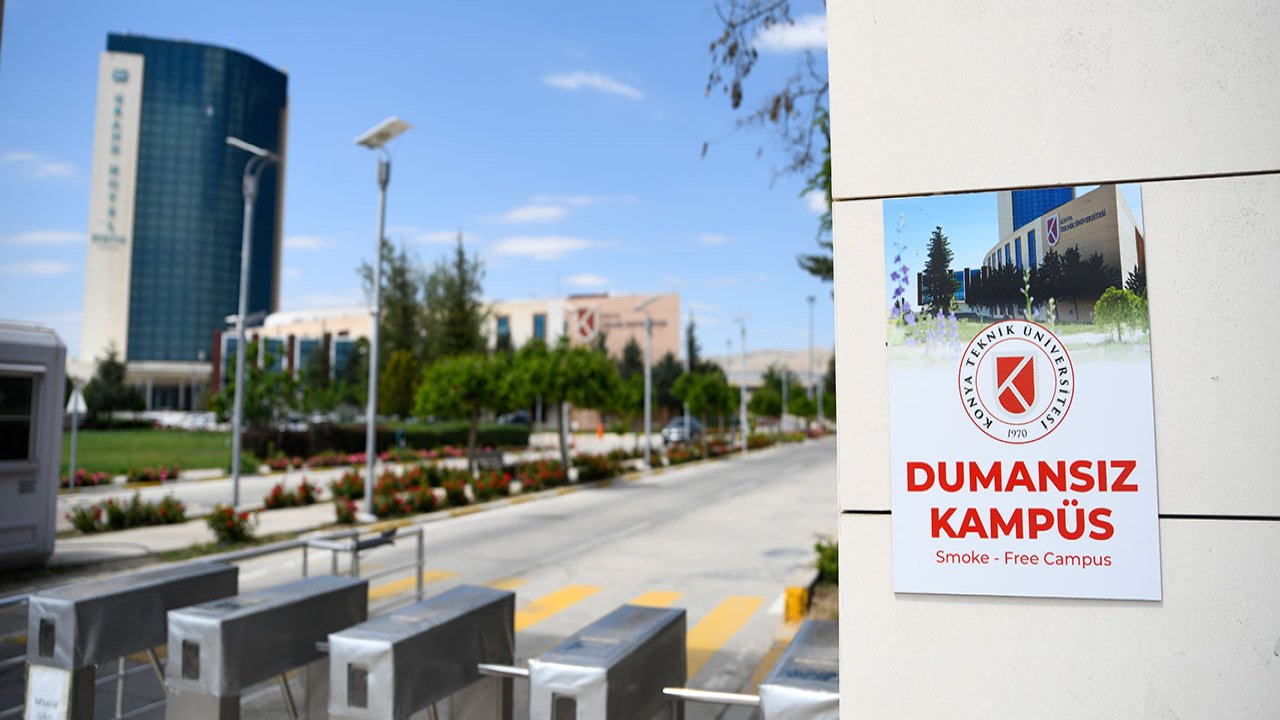 Konya'nın bu üniversitesinden örnek uygulama! Temiz Nefes, Sağlıklı Kampüs!