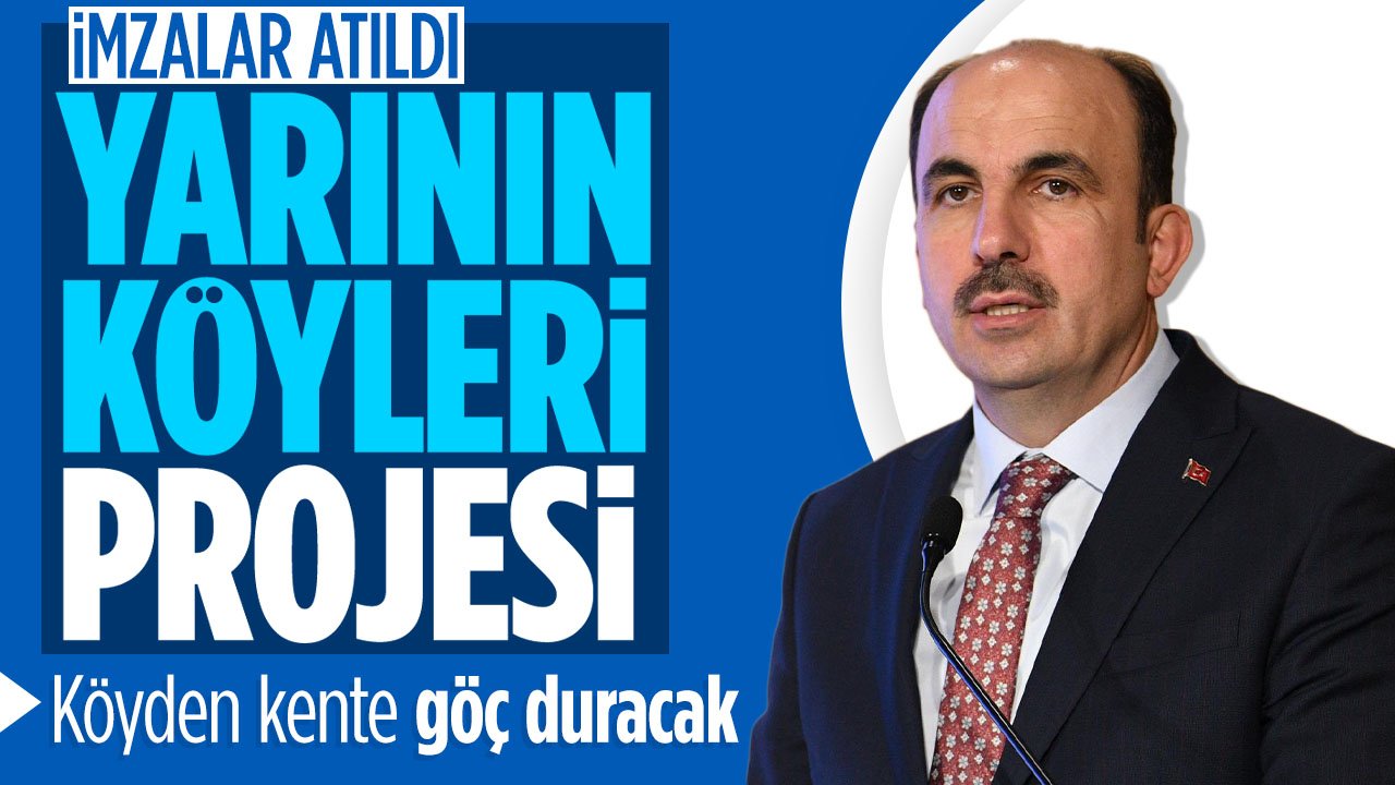 Konya'da imzalar atıldı! Bu proje köyden kente göçü durduracak: Kırsal gelecek vizyonuna yön verecek