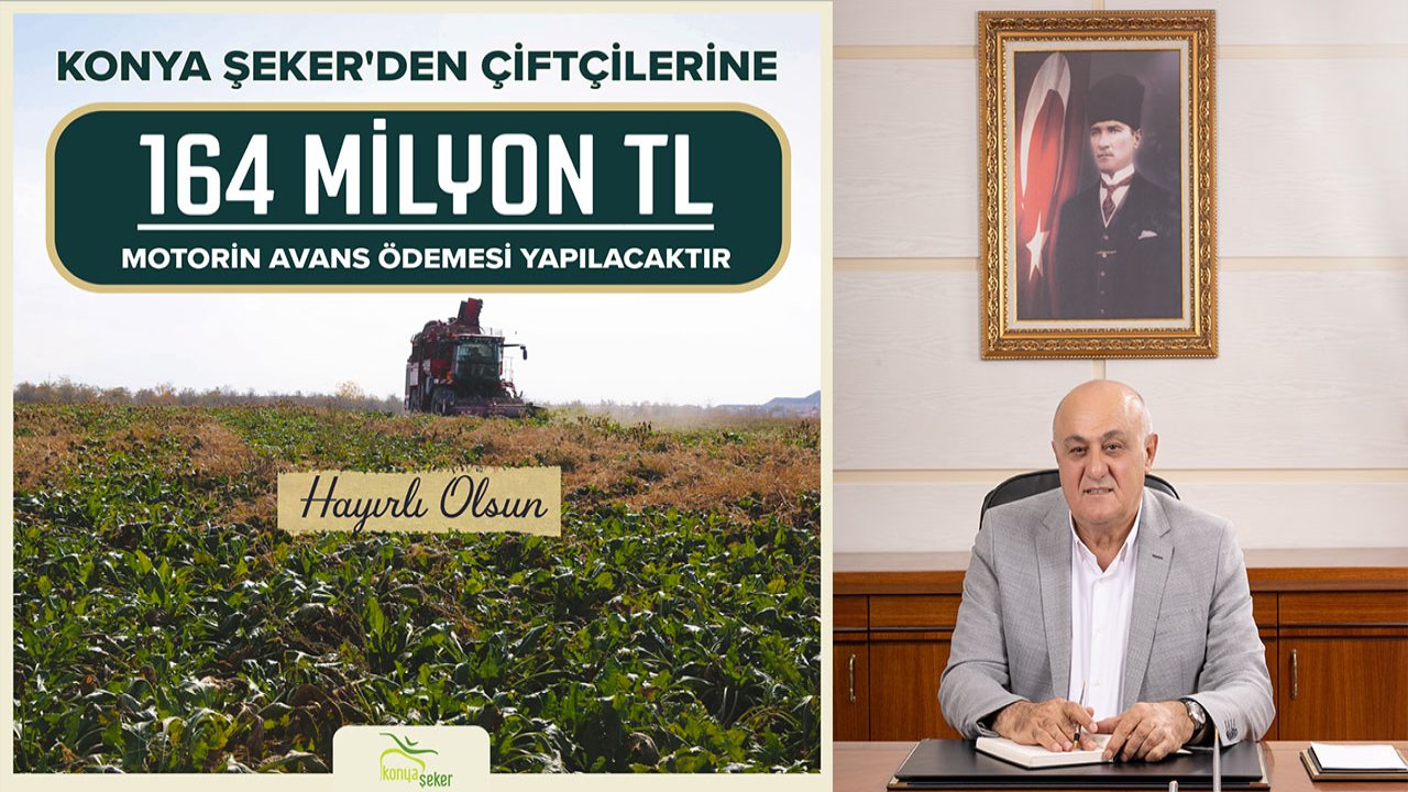 Konya Şeker’den üreticiye müjde!