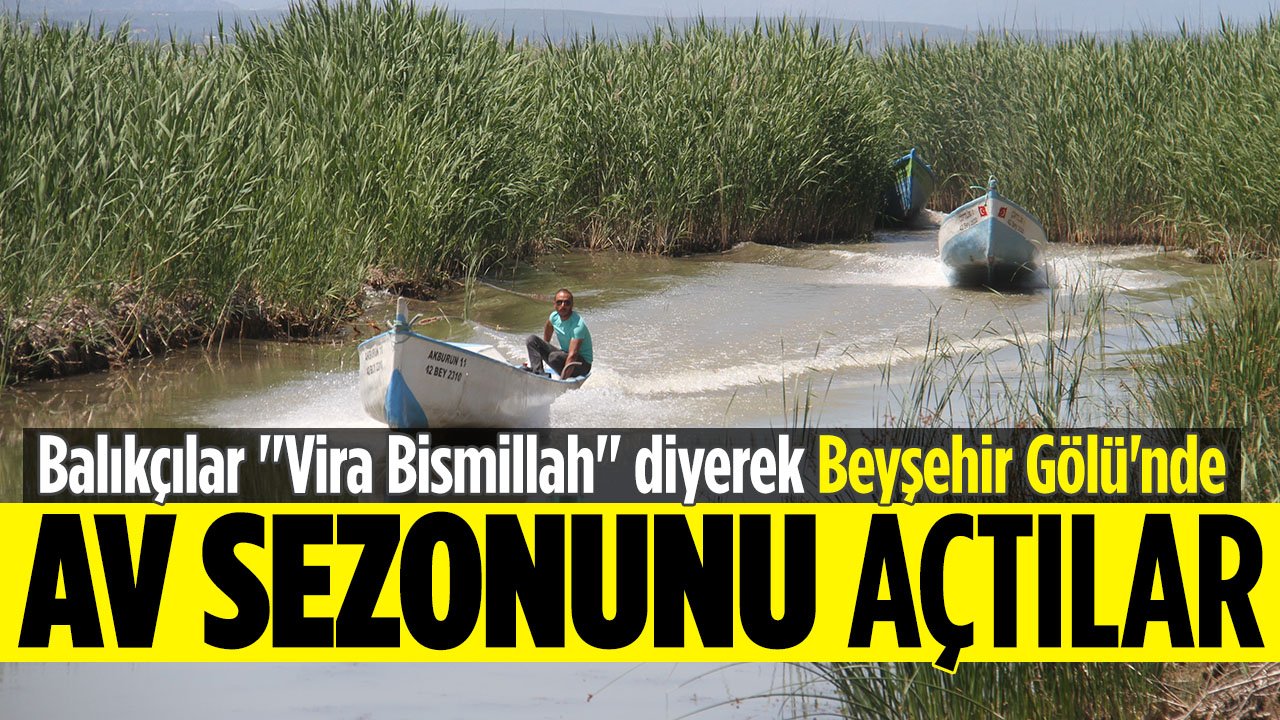 Yasak sona erdi Beyşehir'de av sezonu açıldı