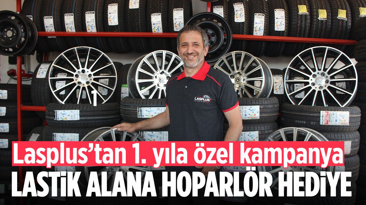 Konyalı lastik firmasından 1. yıla özel kampanya: Lastik alana hoparlör hediye edecek