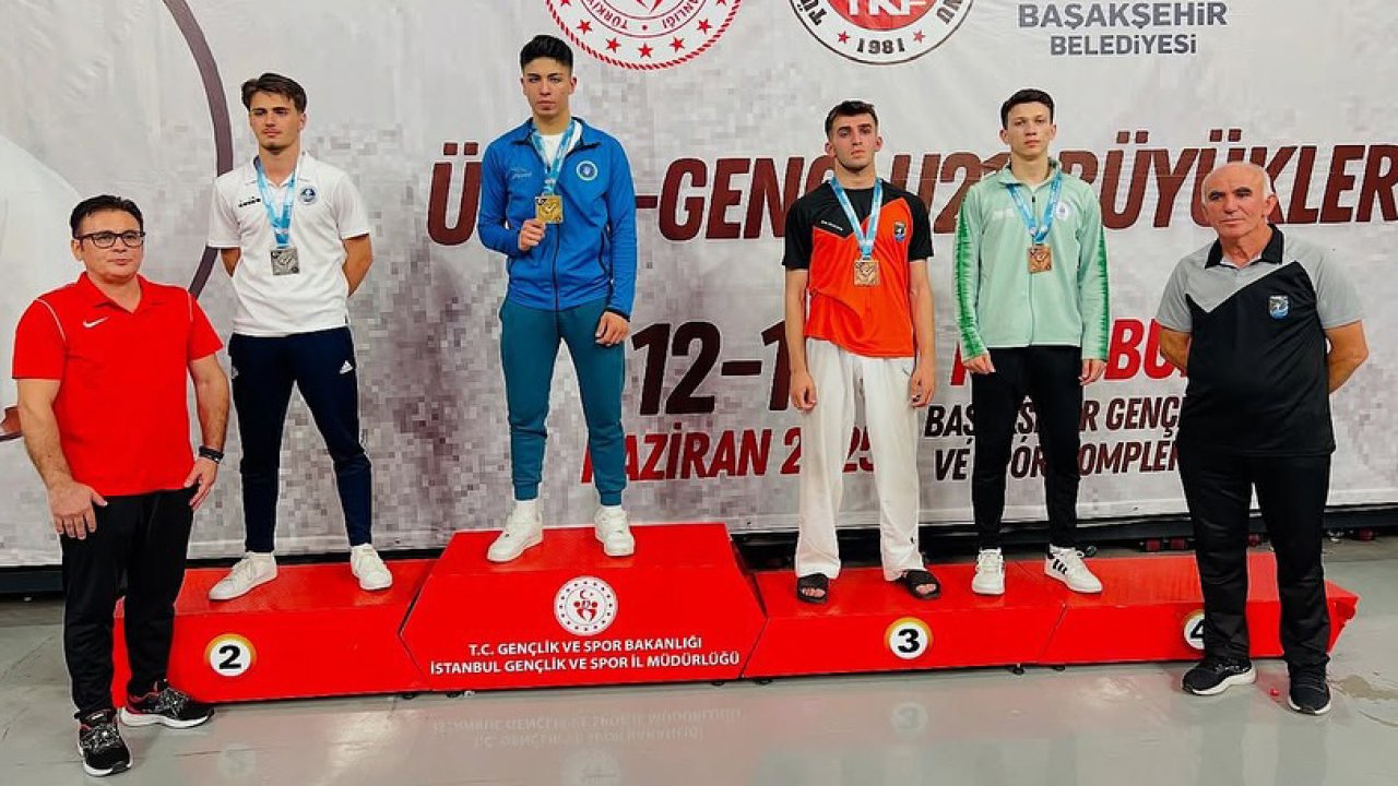 Selçuklu Belediyesporlu Arif Buğdaycı'dan İstanbul'da bronz madalya başarısı