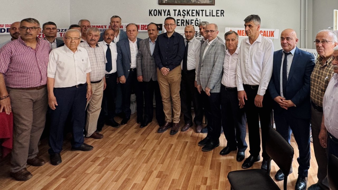 Taşkentliler Konya'daki yeni yuvasında buluştu! Hizmet binası görkemli törenle açıldı!