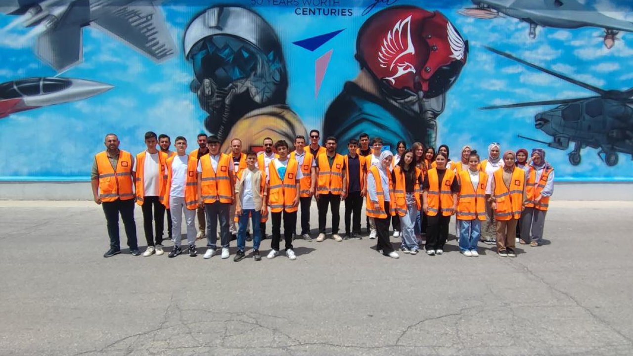 Sarayönü Derneği lise öğrencilerini TUSAŞ ve ASELSAN'a götürdü