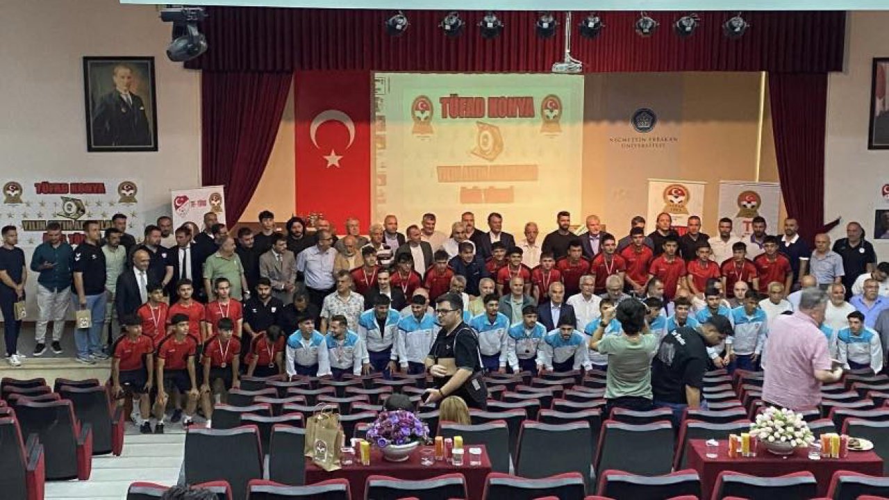 Konya’da sporun altın gecesi: Başarılı isimlere büyük onur!