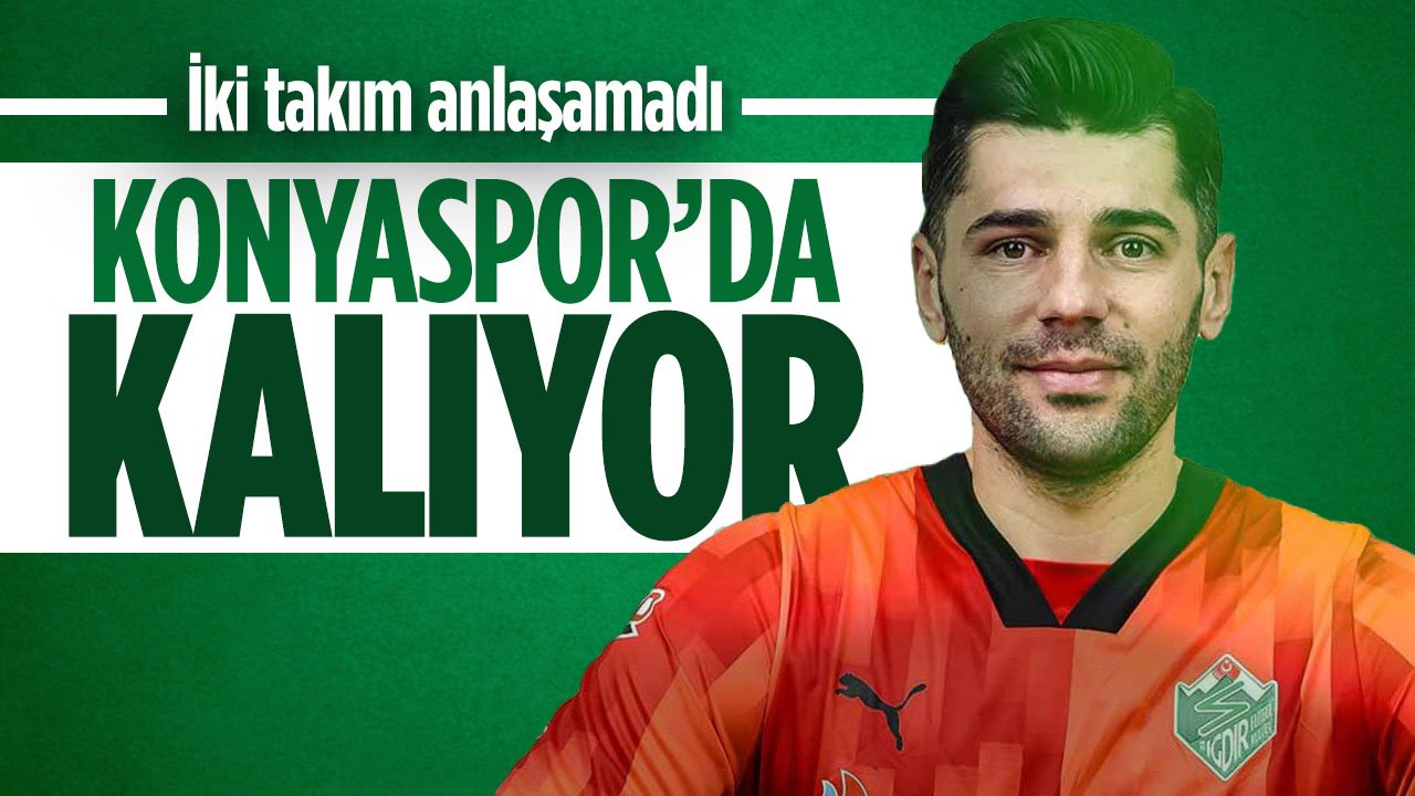 Konyaspor'da Bahadır Han takımda kalıyor: Kulüpler anlaşamadı