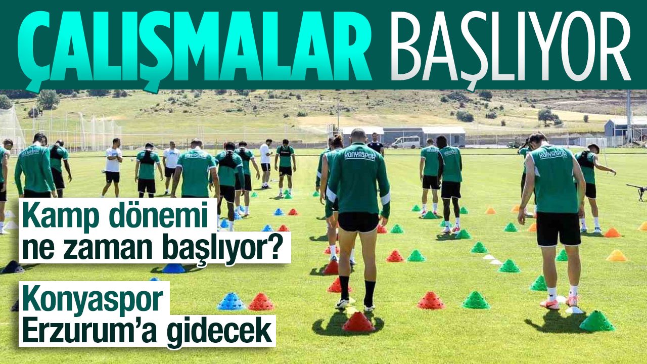 Konyaspor'un kamp programı belli oldu: Bu sene de Erzurum'a gidilecek