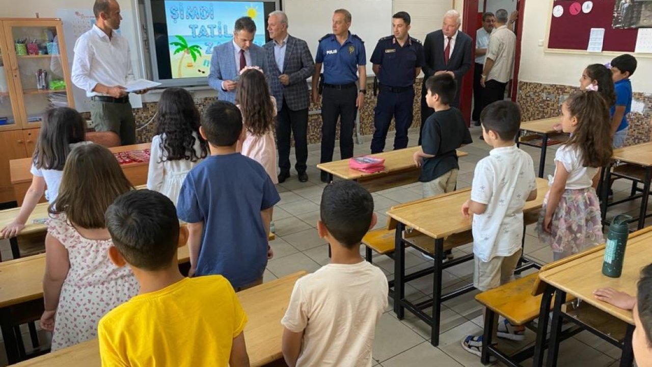 Kulu'da öğrencilerin karne heyecanı