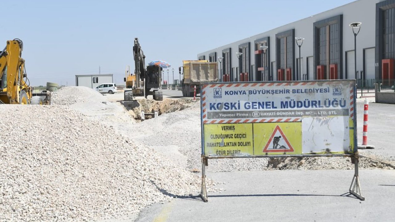 KOSKİ’den Konya’ya modern altyapı hamlesi: Yeni yerleşim alanlarına kanalizasyon şebekesi