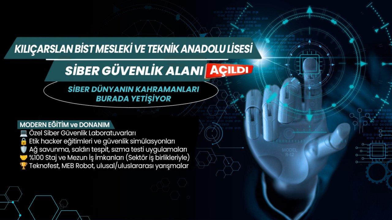 Konya'nın ilk ve tek siber güvenlik alanı açıldı!