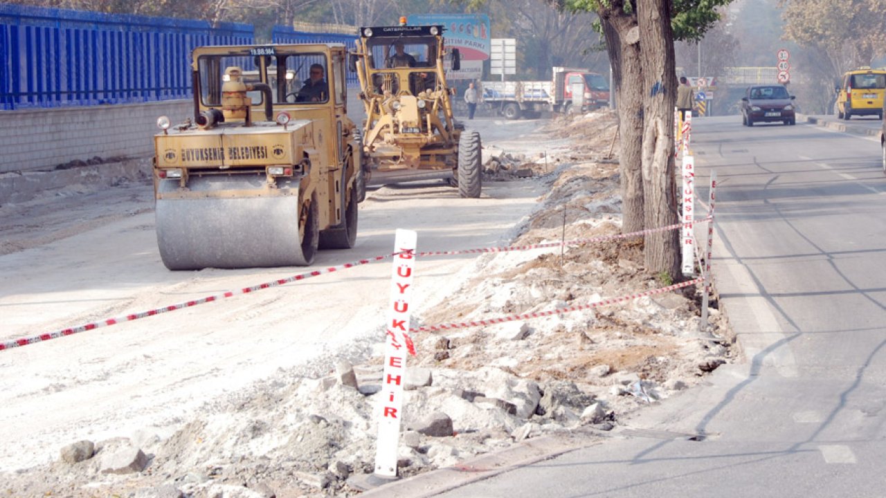 Konya trafiğinde gece mesaisi başlıyor