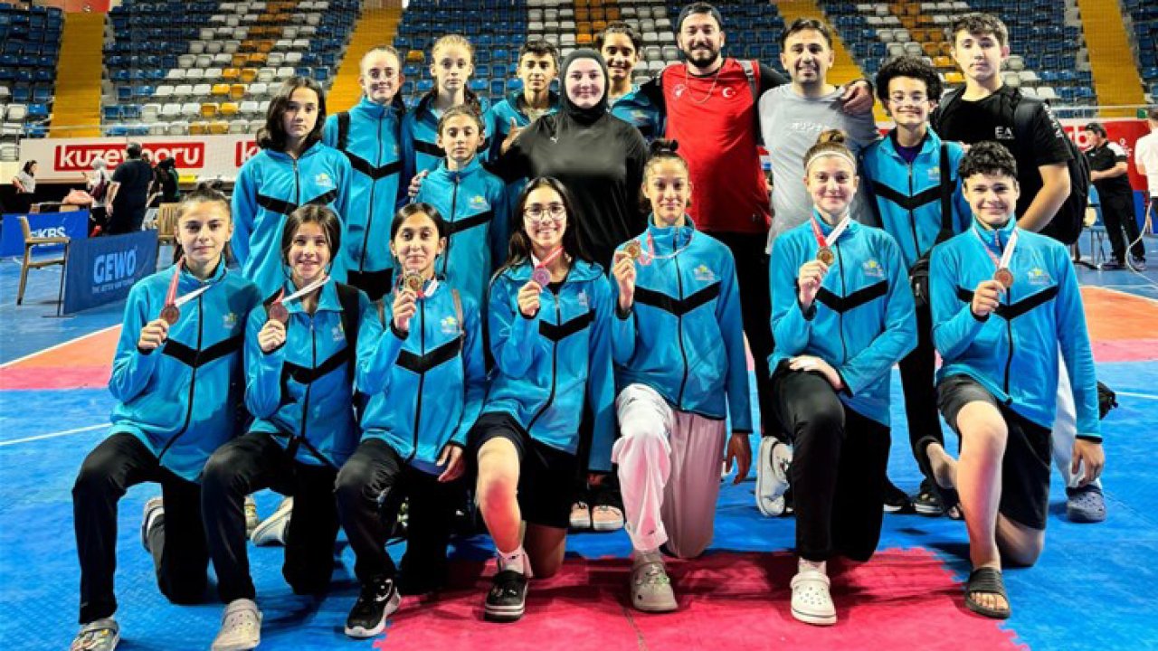 Konya’ya madalya yağmuru: Yıldızlar sahnede parladı!