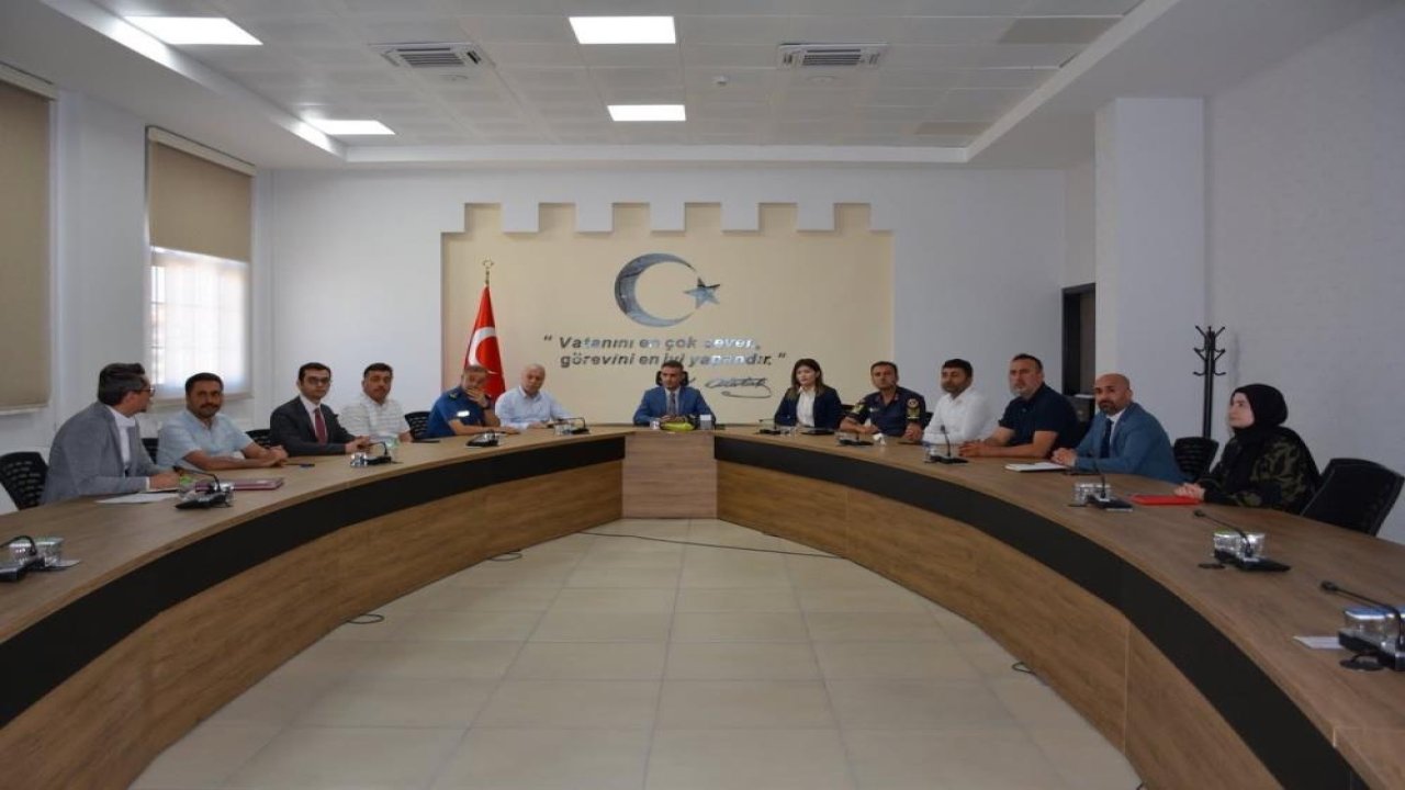 Kulu'da madde bağımlılığı ve kadına şiddetle mücadele koordinasyon toplantısı yapıldı