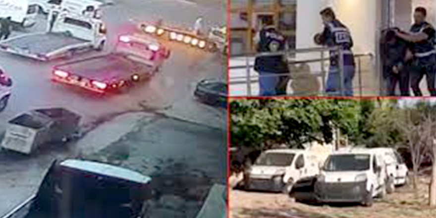 7 araç çekicilere yüklenerek çalındı