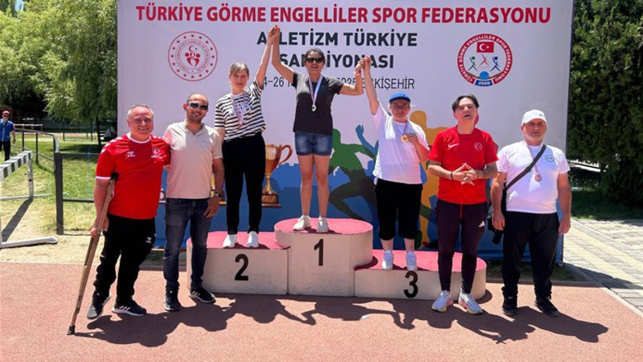 Konya’dan Atletizm Türkiye Şampiyonası’nda madalya yağmuru