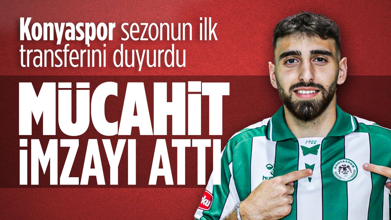 Sezonun ilk transferini yaptı: Konyaspor Mücahit İbrahimoğlu'nu duyurdu