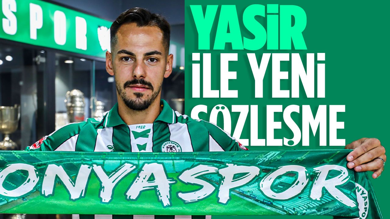 Konyaspor Yasir Subaşı ile 2 yıllık yeni sözleşme imzaladı