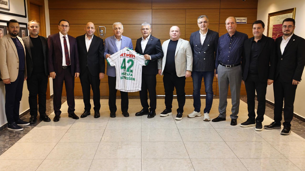 Konyaspor yönetiminden Konya Sanayi Odası ziyareti