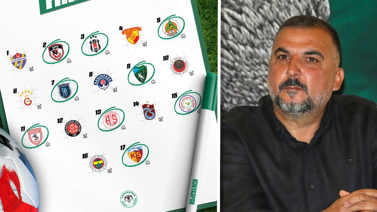 Konyaspor'da fikstür çekimi sonrası ilk açıklama: "Güzel bir fikstür çektiğimizi düşünüyorum"