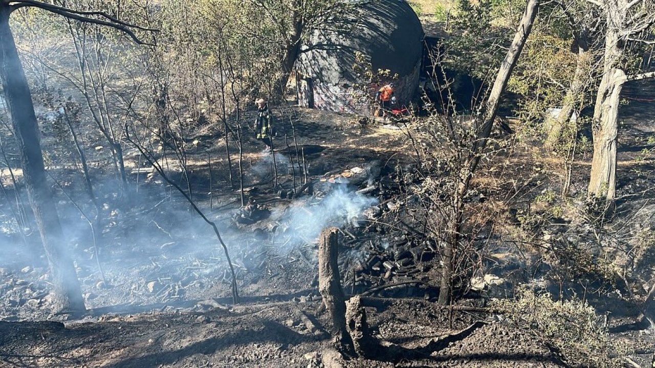 Tavusbaba Seyir Alanı'ndaki yangın korkuttu!