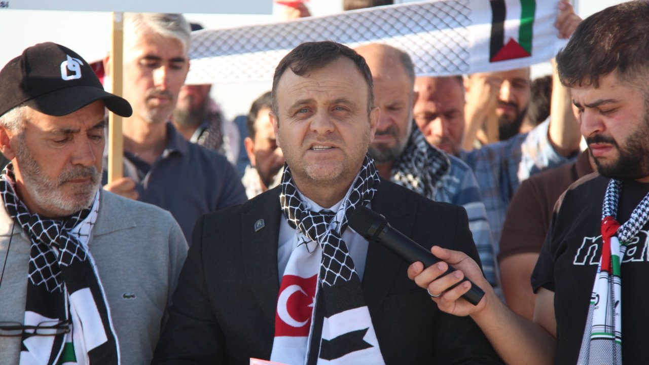 Konya'da Konteynerler önünde İsrail açıklaması! Işık; "Derhal bu kanlı ticareti durdurun"