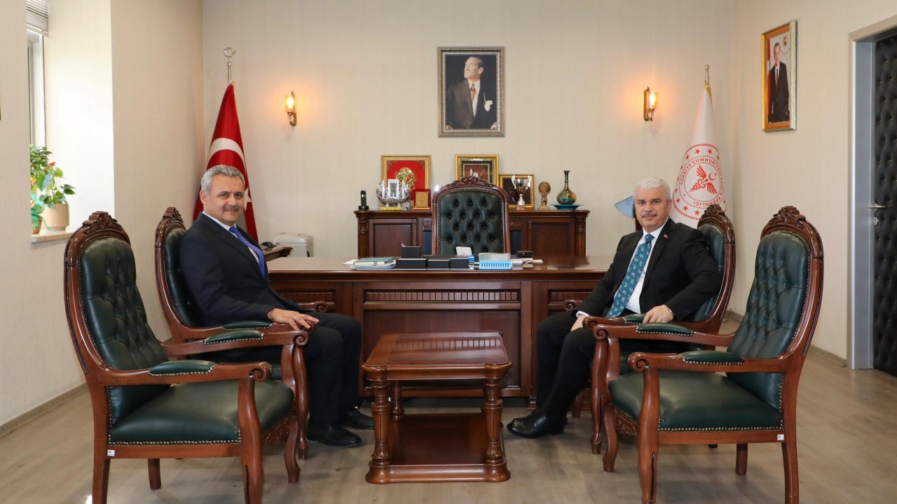 Vali İbrahim Akın, İl Sağlık Müdürlüğünü Ziyaret Etti!