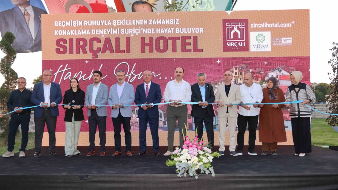 Konya'nın kalbinde yeni bir değer yükseldi! Sırçalı Hotel Suriçi'nde hizmete açıldı