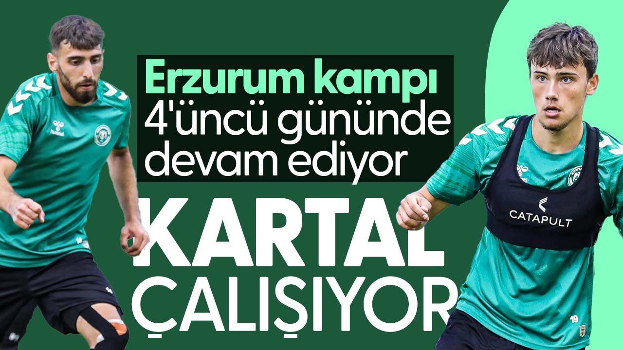 Konyaspor'un yeni sezon hazırlıkları Erzurum'da sürüyor