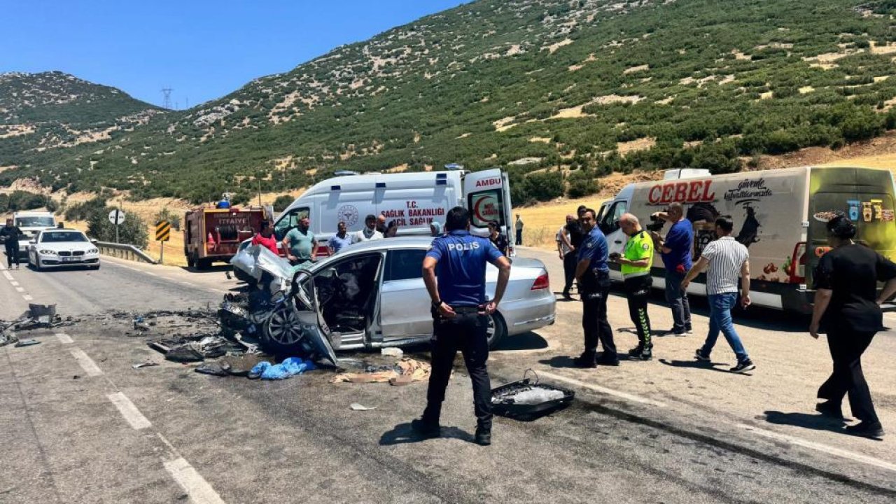 Isparta-Konya kara yolunda feci kaza: 1 kişi hayatını kaybetti 9 kişi yaralandı